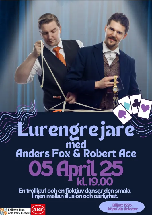 En magishow på Folkan med Anders Fox & Robert Ace