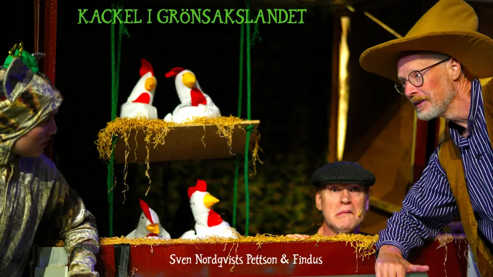 Kackel i grönsakslandet Pettson & Findus