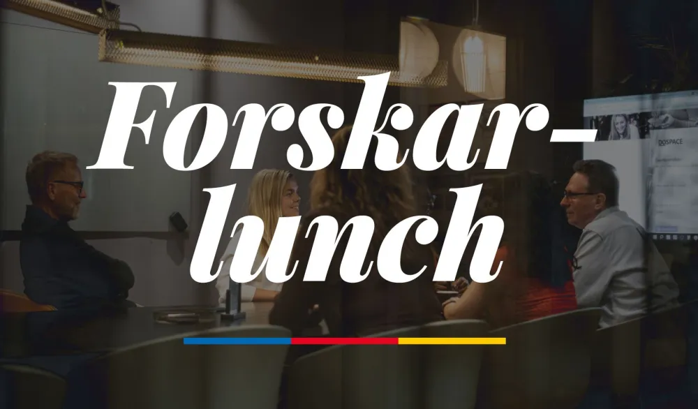 Forskarlunch med Patrik Thollander