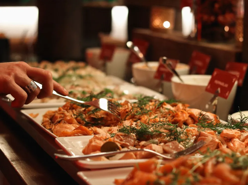 Christmas buffet at Furuvik Havskrog