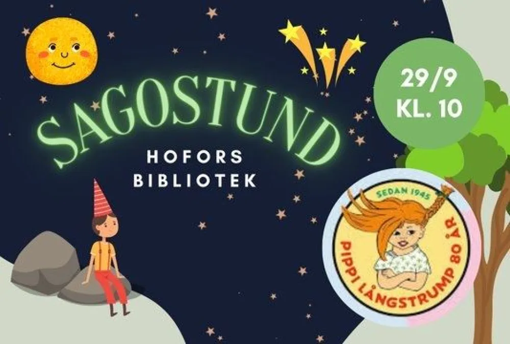 Sagostund: Pippi 80 år – Hurra hurra hurra! 