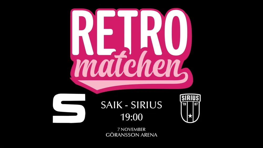 Retromatchen SAIK-Sirius herrar