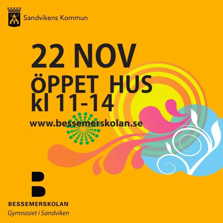 Öppet hus på Bessemerskolan 22 november
