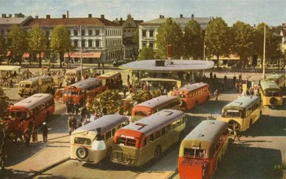 Stortorget under 1940-talet.