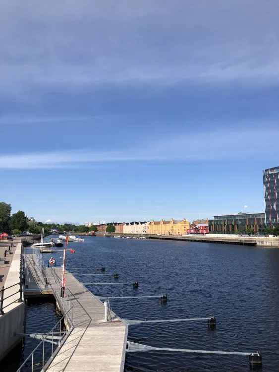 Parking Gavleån for motor homes