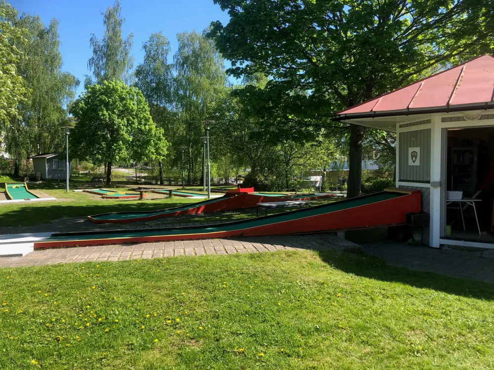 Bangolf i Hofors centrum 