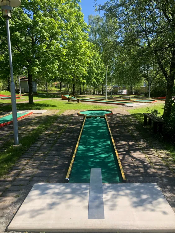 Bangolf i Hofors centrum 