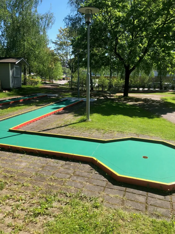 Bangolf i Hofors centrum 