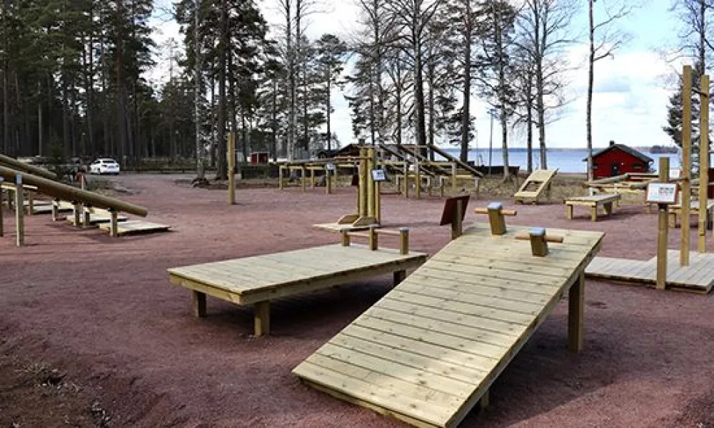 Utegym vid Hedåsen