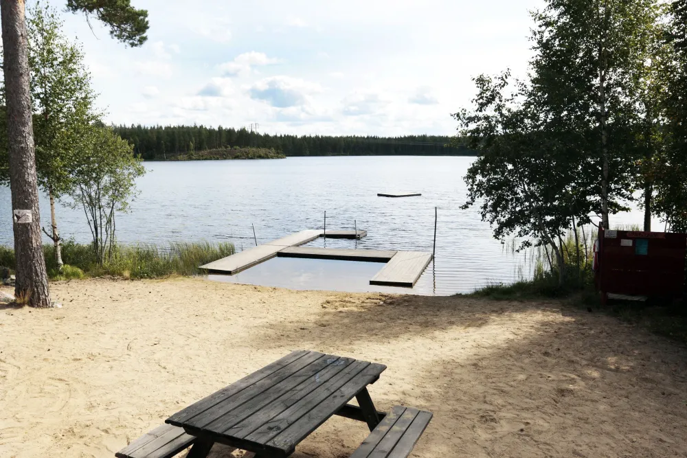 badplats med brygga