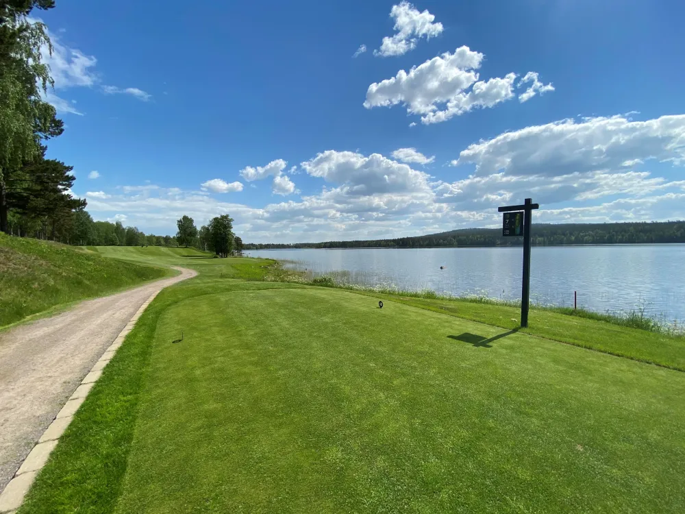 En del av banan på Hofors Golfklubb