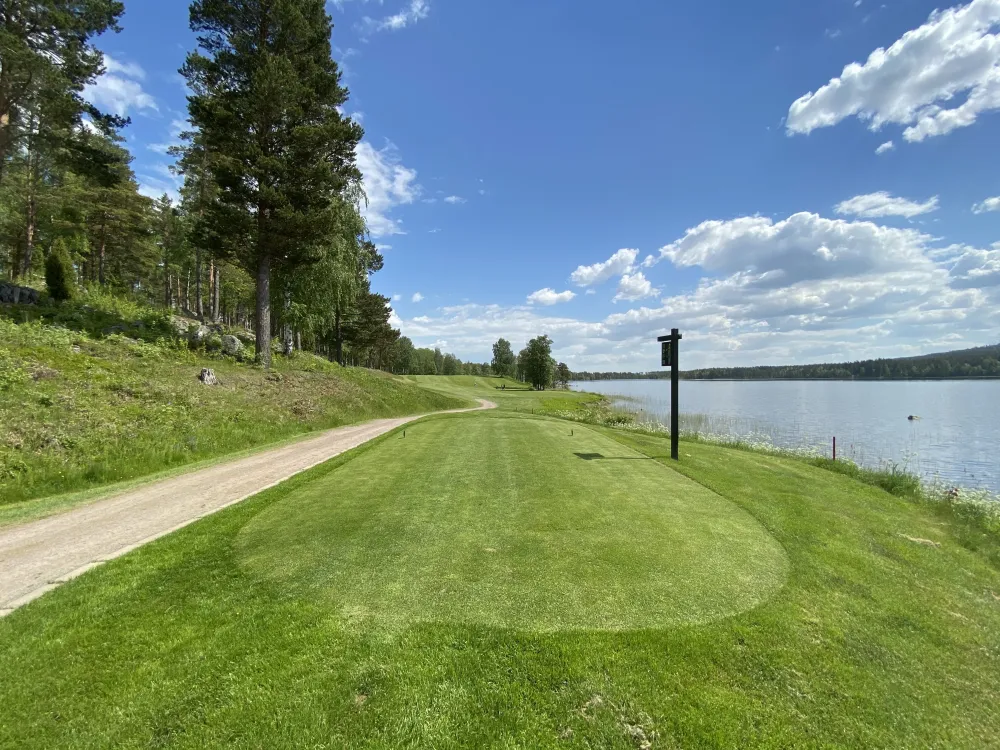 En del av banan på Hofors Golfklubb