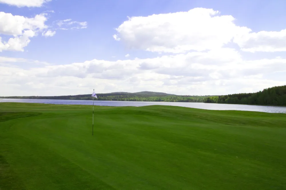En del av banan på Hofors Golfklubb