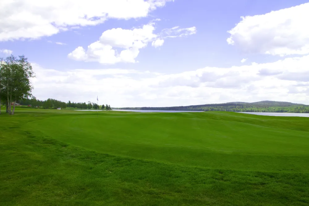 En del av banan på Hofors Golfklubb