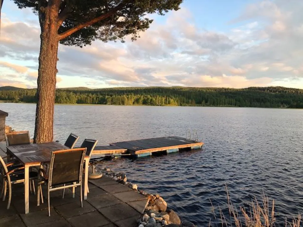 badplats med brygga