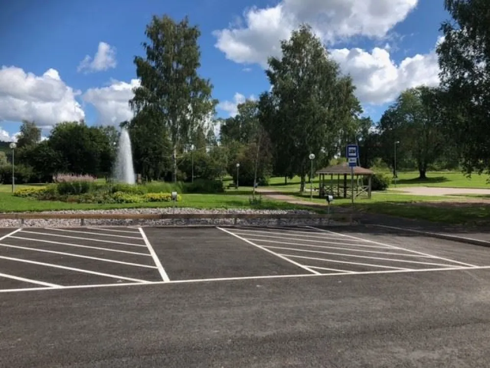 Ställplatser i Hagaparken