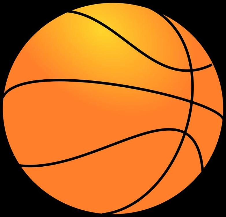 orange basketboll, svart bakgrund