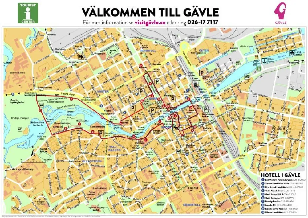 Walking tour around Gävle