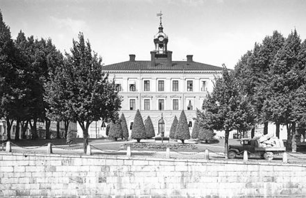 Rådhuset i början på 1900-talet