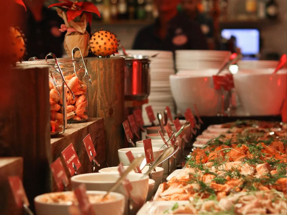 Christmas buffet at Furuvik Havskrog