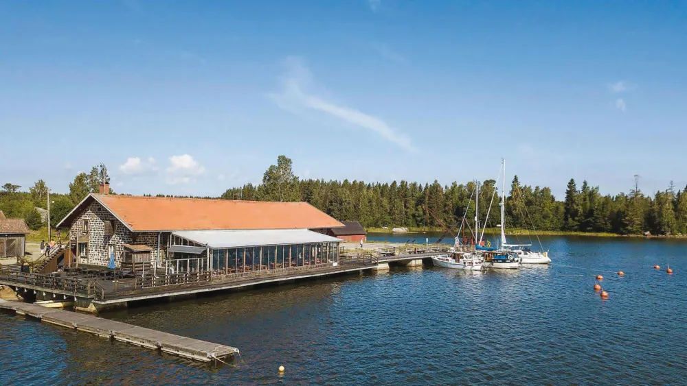 Restaurang vid havet